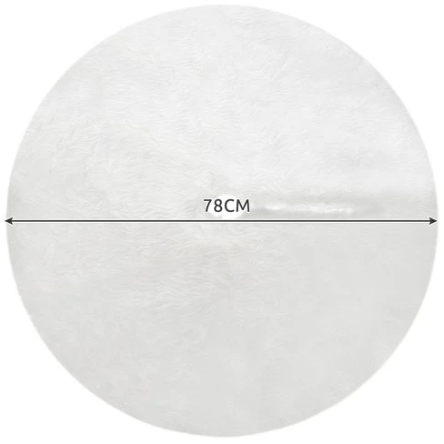 Baltas kilimėlis po eglute 72cm Ruhhy 22225