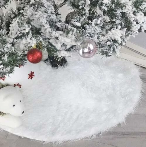 Baltas kilimėlis po eglute 72cm Ruhhy 22225