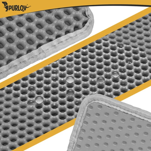 Litter box mat 75x55cm - pilka Purlov