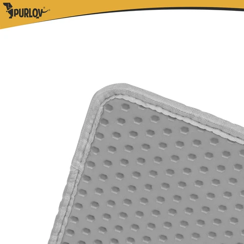Litter box mat 75x55cm - pilka Purlov