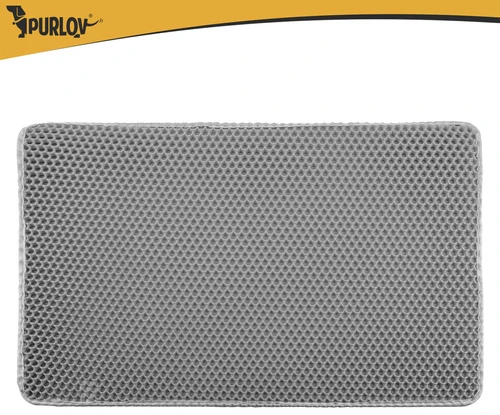 Litter box mat 75x55cm - pilka Purlov