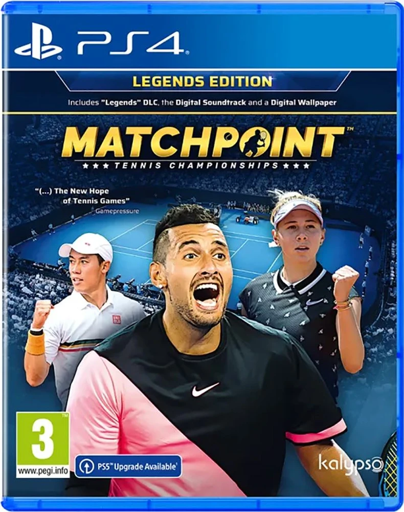 Kalypso Media Matchpoint: teniso čempionatai (Legends Edition) – PlayStation 4