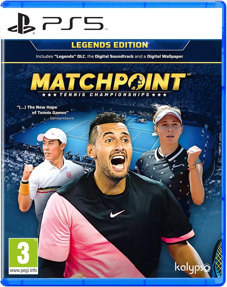 „Matchpoint: Tennis Championships“ – „Legends Edition“ – „PlayStation 5“