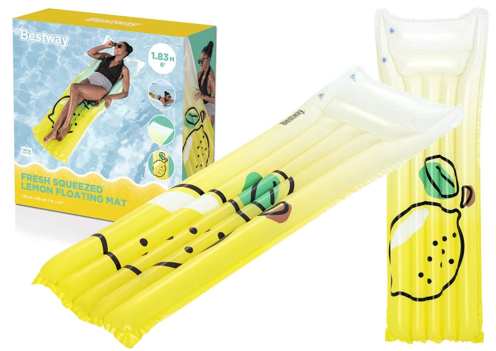 Bestway pripučiamas čiužinys Vanduo LEMON 183 x 69 cm 44122