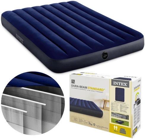Intex pilno dydžio Dura-Beam oro lova Mėlyna