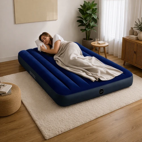 Intex pilno dydžio Dura-Beam oro lova Mėlyna