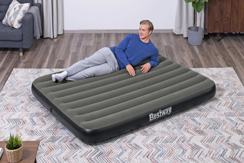 „Bestway 2“ asmenų pripučiamas čiužinys „Queen Tritech Air 203x152x25cm 6713n“