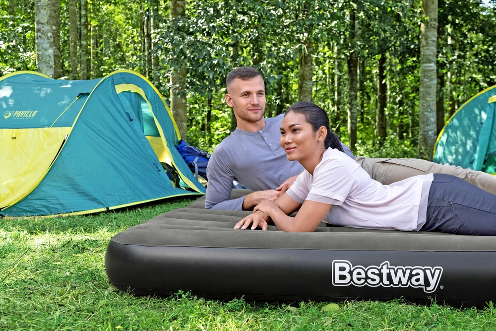 „Bestway 2“ asmenų pripučiamas čiužinys „Queen Tritech Air 203x152x25cm 6713n“