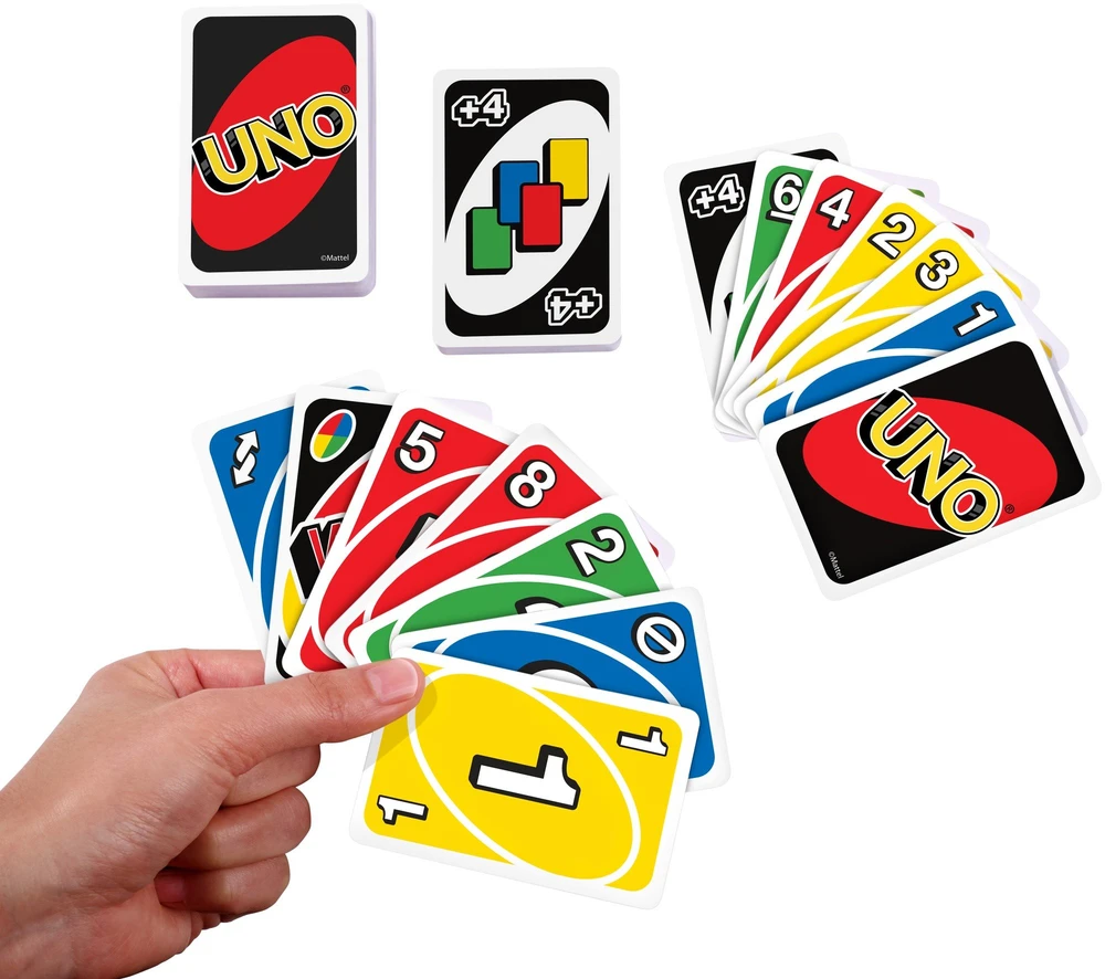 MATTEL GAMES kortų žaidimas UNO, W2085