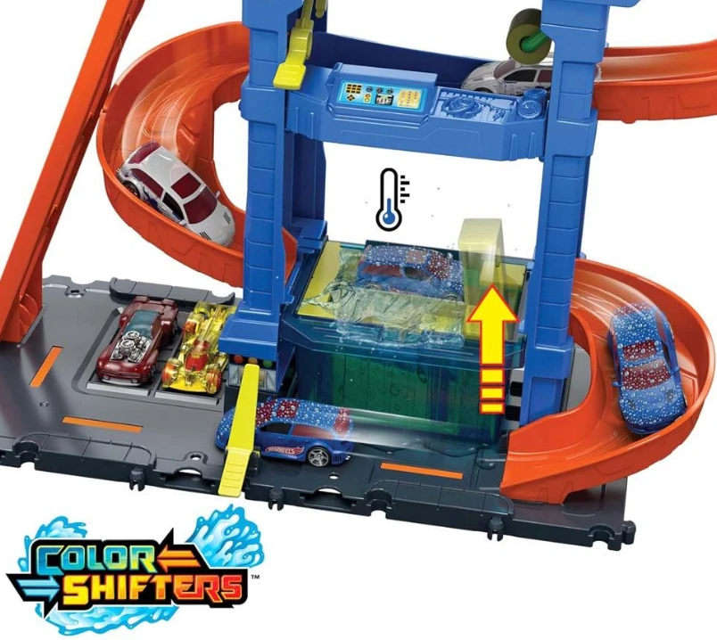 Mattel HOT WHEELS CITY rinkinys – Tunelinė autoplovykla (HTN80)