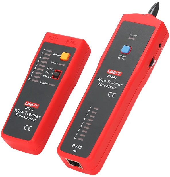 Miernik UNI-T UT682 laidų detektorius su RJ45 kabelių testeriu