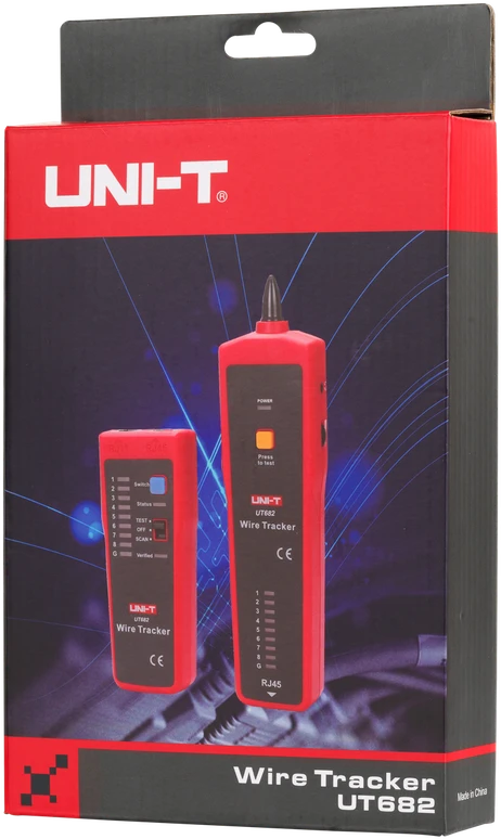 Miernik UNI-T UT682 laidų detektorius su RJ45 kabelių testeriu