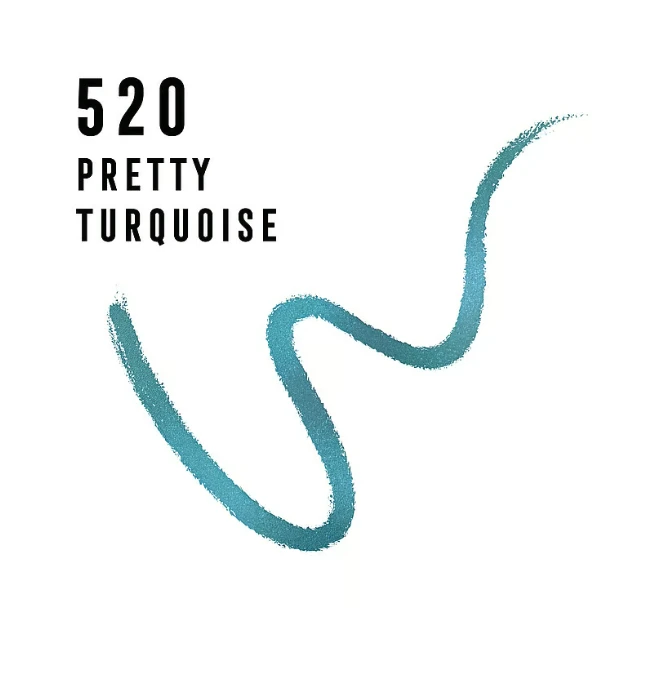 „Max Factor“ akių kontūro pieštukas MP Wow Liner, 520 Pretty Turquoise