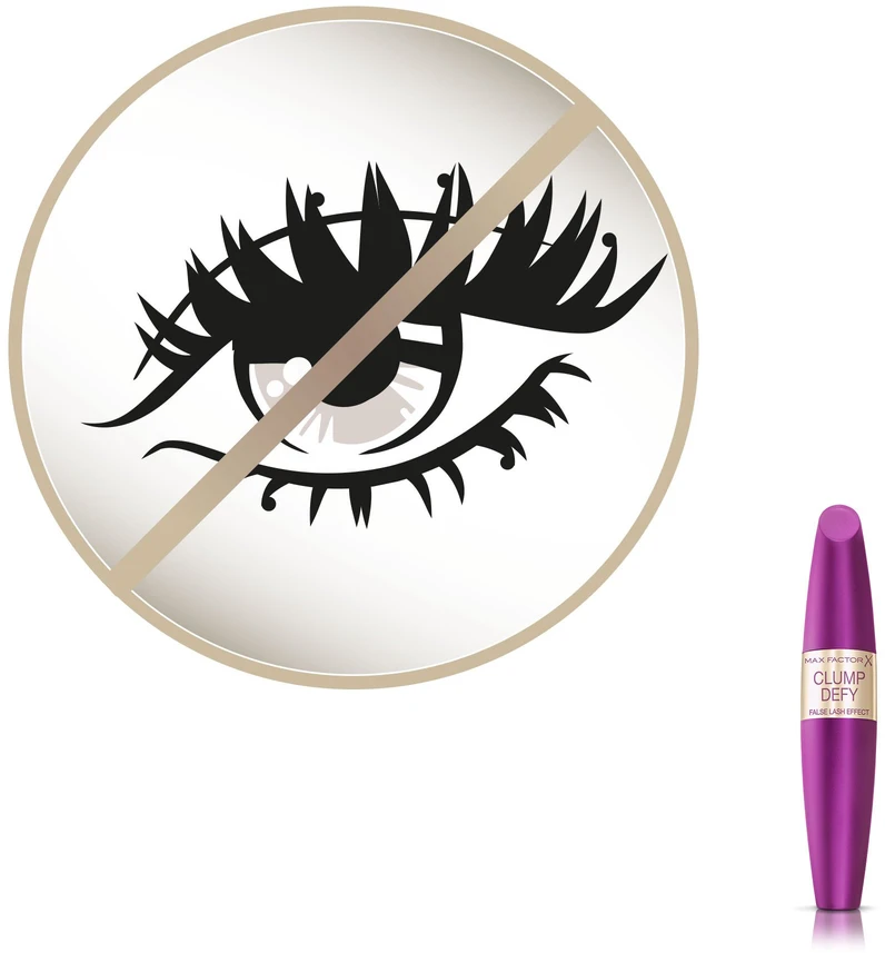 "Max Factor Clump Defy False Lash Effect" blakstienų tušas juodas