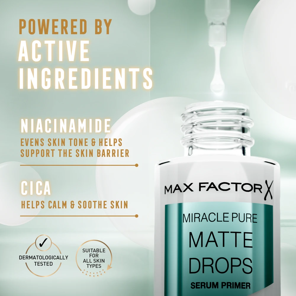 „Max Factor Miracle Pure Matte“ lašeliai, 30 ml