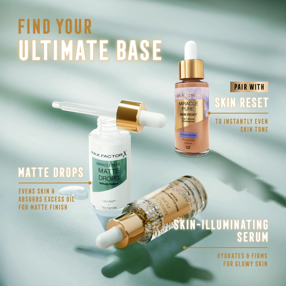 „Max Factor Miracle Pure Matte“ lašeliai, 30 ml