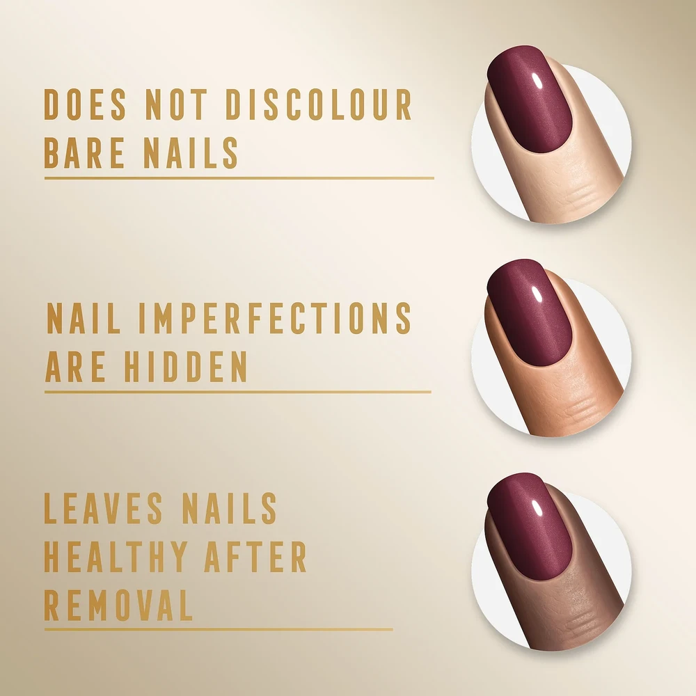 "Max Factor Miracle Pure" nagų lakas 373-Regal Garnet