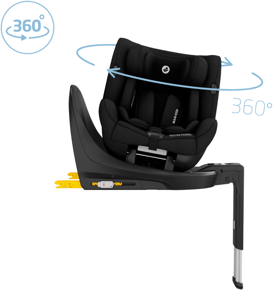 MAXI COSI automobilinė kėdutė Mica 360 S COMFORT, Authentic Juodas, 40-105 cm, 8551671630