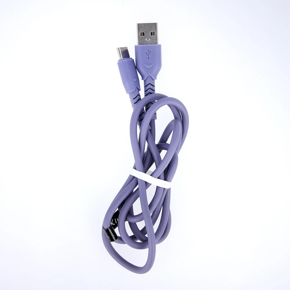 Maxlife MXUC-04 laidas USB – USB-C 1,0 m 3A violetinis