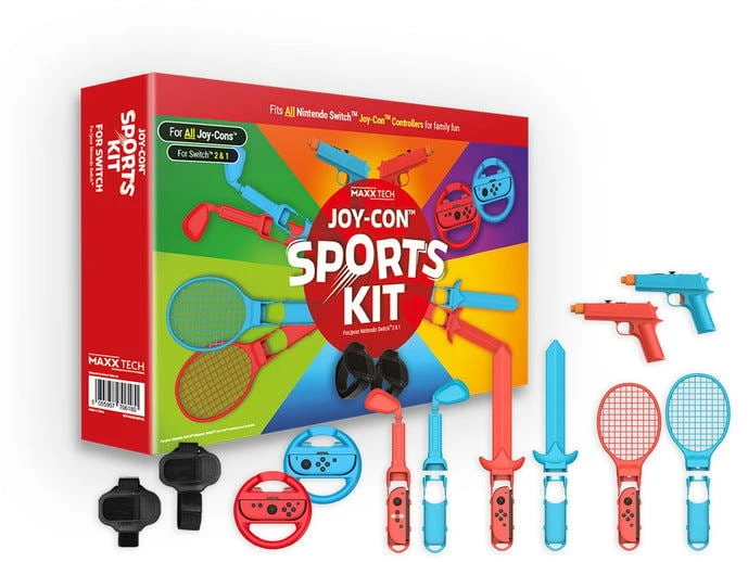 Maxx Tech - „Joy-Con“ sporto rinkinys, skirtas „Nintendo Switch 2/1“