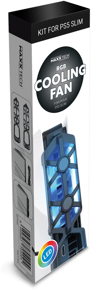 Maxx Tech PS5 plonas RGB ventiliatorius