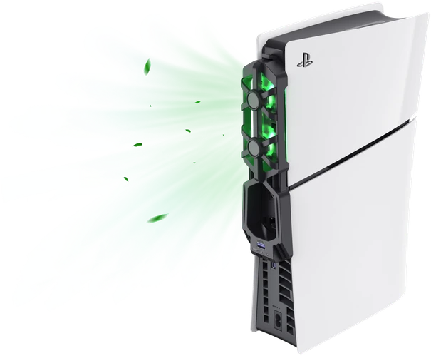 Maxx Tech PS5 plonas RGB ventiliatorius