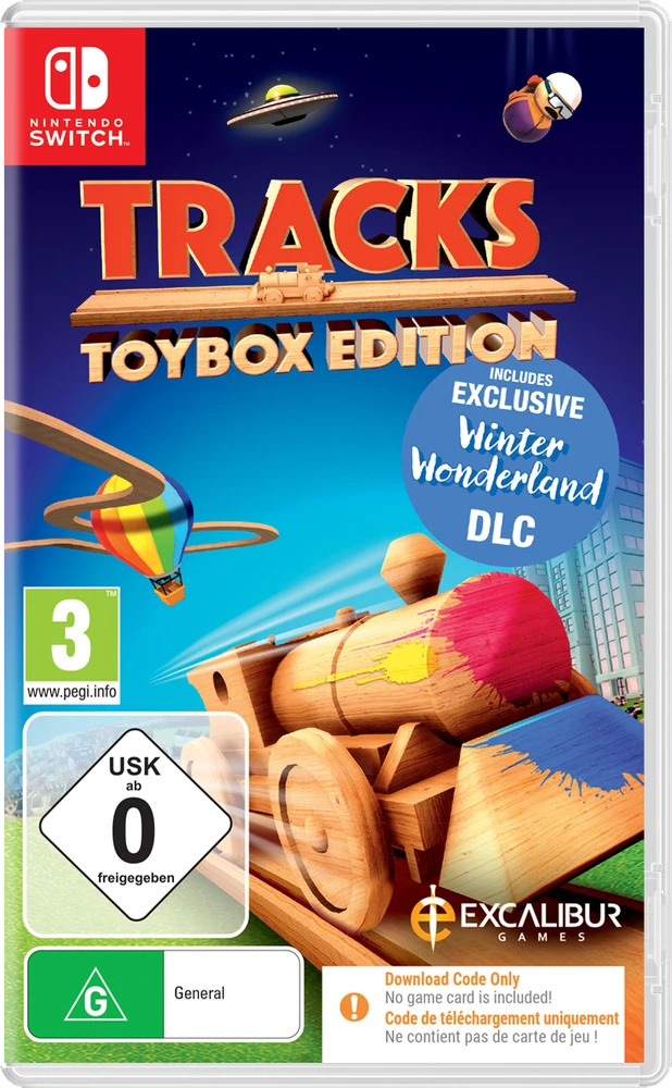 Maxx Tech Tracks Winter Wonderland rinkinys jungikliui - Nintendo jungiklis