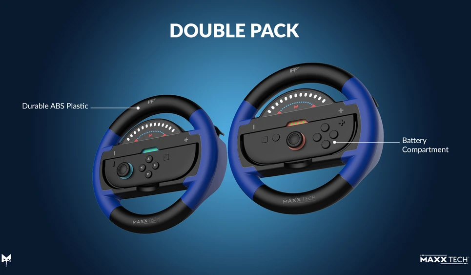 „Maxx Tech“ – „Turbo Boost“ lenktynių rinkinys – „Nintendo Switch 1“ ir „2“ – „Nintendo Switch 2“