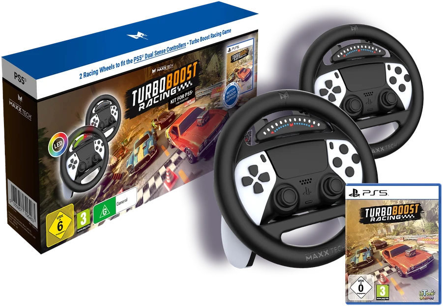„Maxx Tech“ – „Turbo Boost“ lenktynių rinkinys – „PlayStation 5“ – „PlayStation 5“