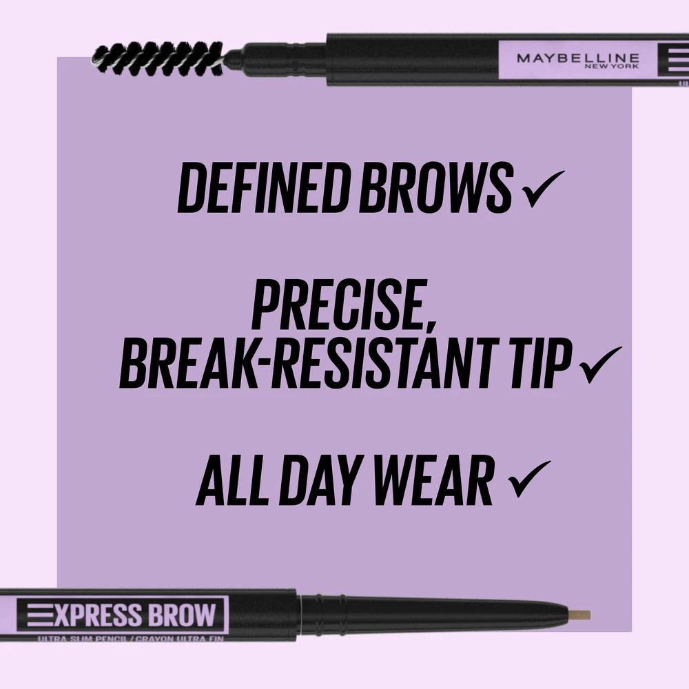 Maybelline BROW ULTRA SLIM NU 02 SOFT BROWN