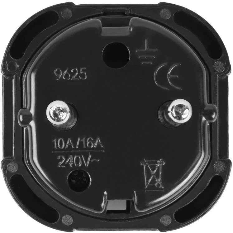 MACLEAN MCE72 Maclean MCE72 Plug Adapteris UK to EU juodas