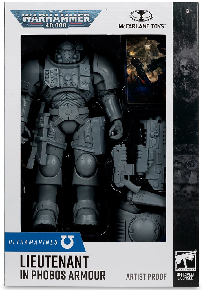 „McFarlane Toys“ – „Warhammer 40,000“ leitenantas „Phobos Armour“ (ultramarinai)