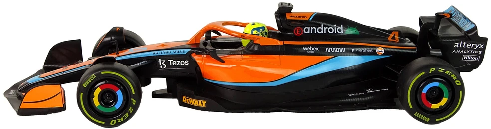 Nuotoliniu būdu valdomas automobilis McLaren F1 Rastar, oranžinis