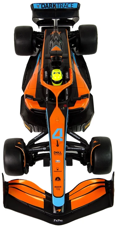Nuotoliniu būdu valdomas automobilis McLaren F1 Rastar, oranžinis