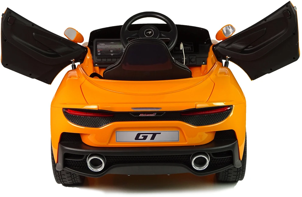 Lean Cars Vienvietis elektromobilis vaikams McLaren GT 12V, oranžinis blizgus