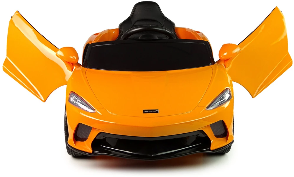 Lean Cars Vienvietis elektromobilis vaikams McLaren GT 12V, oranžinis blizgus