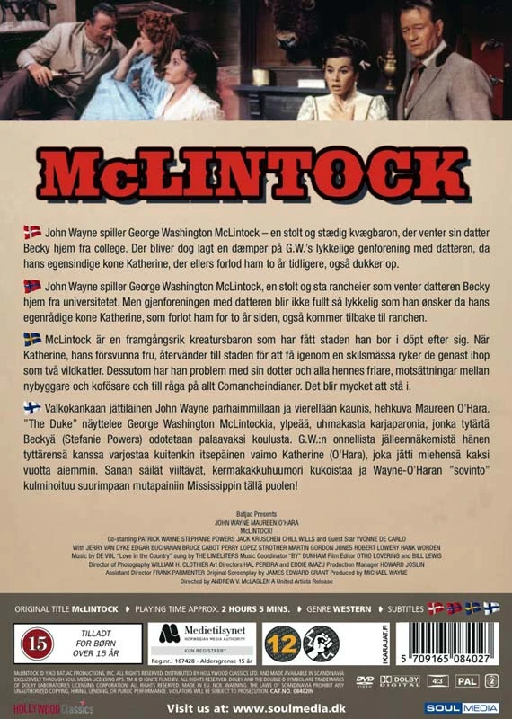 McLintock! (John Wayne) – DVD