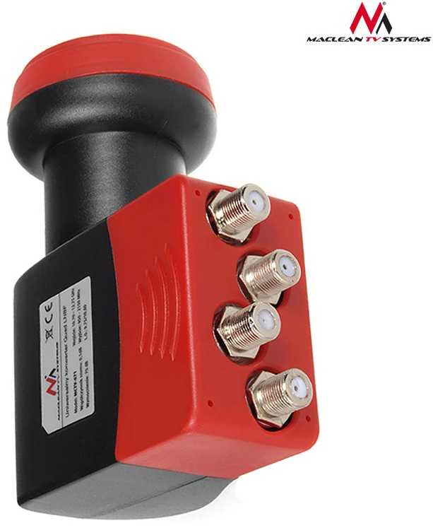 MACLEAN MCTV-671 Maclean MCTV-671 High Gain Quad 4 krypčių LNB High Gain