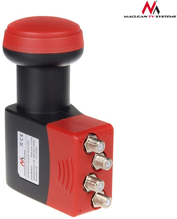 MACLEAN MCTV-671 Maclean MCTV-671 High Gain Quad 4 krypčių LNB High Gain