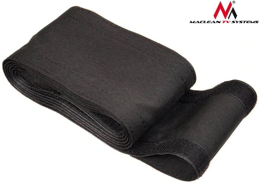 MACLEAN MCTV-677 B Maclean MCTV-677 B Juodas Velcro Kabelis Kojinės Kabelių Organizatorius 2m 105mm