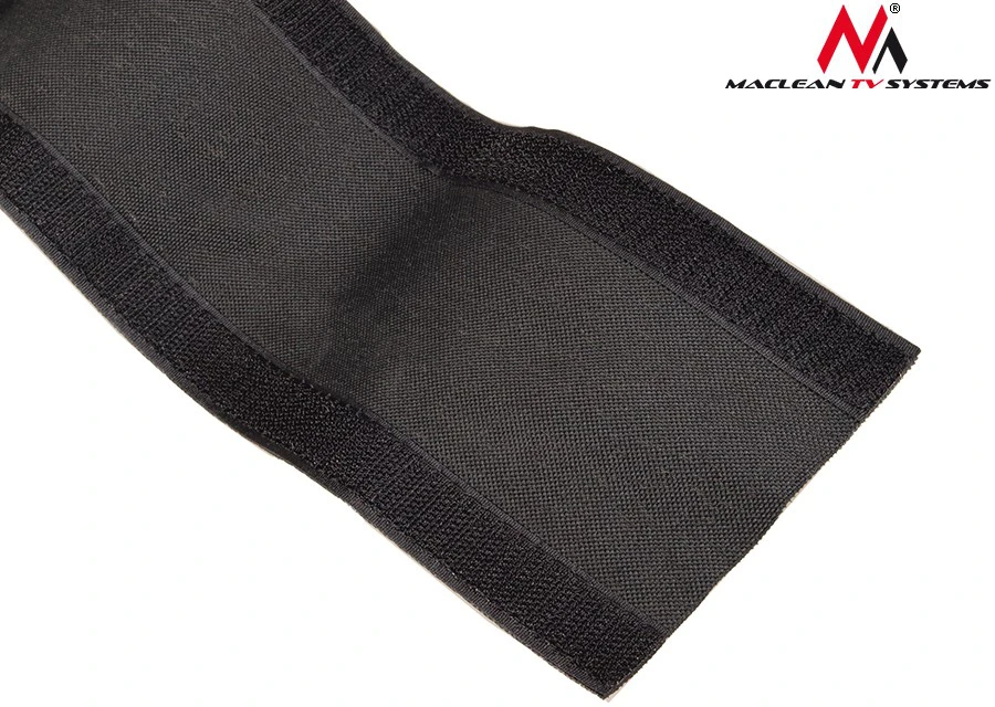 MACLEAN MCTV-677 B Maclean MCTV-677 B Juodas Velcro Kabelis Kojinės Kabelių Organizatorius 2m 105mm