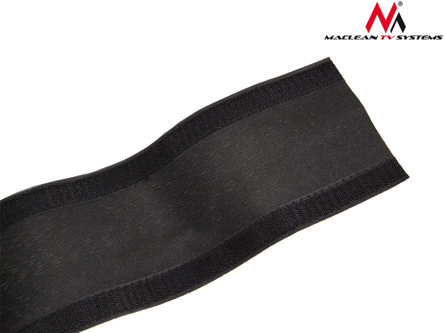 MACLEAN MCTV-677 B Maclean MCTV-677 B Juodas Velcro Kabelis Kojinės Kabelių Organizatorius 2m 105mm