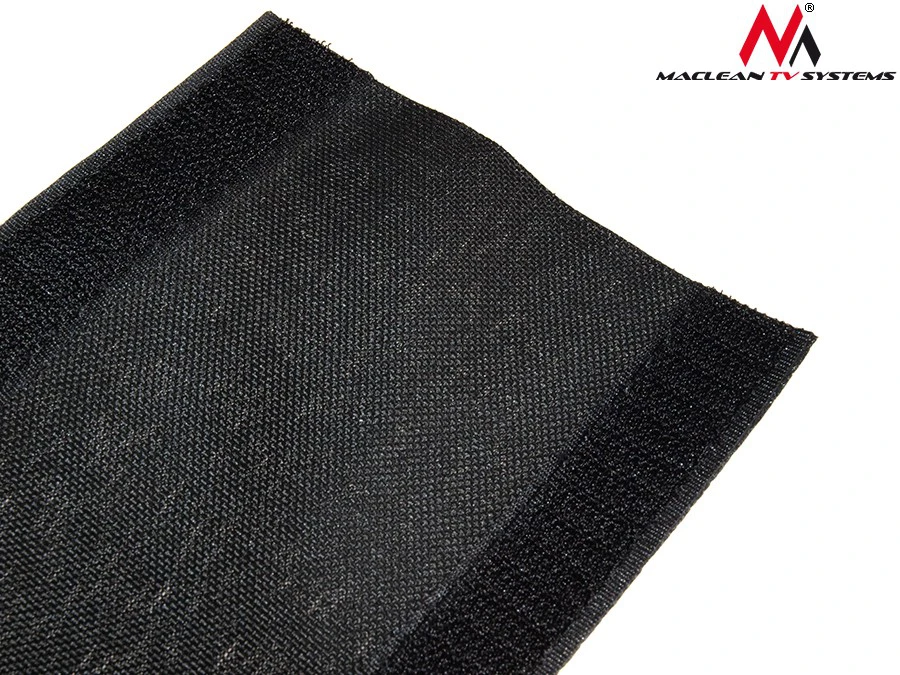MACLEAN MCTV-677 B Maclean MCTV-677 B Juodas Velcro Kabelis Kojinės Kabelių Organizatorius 2m 105mm