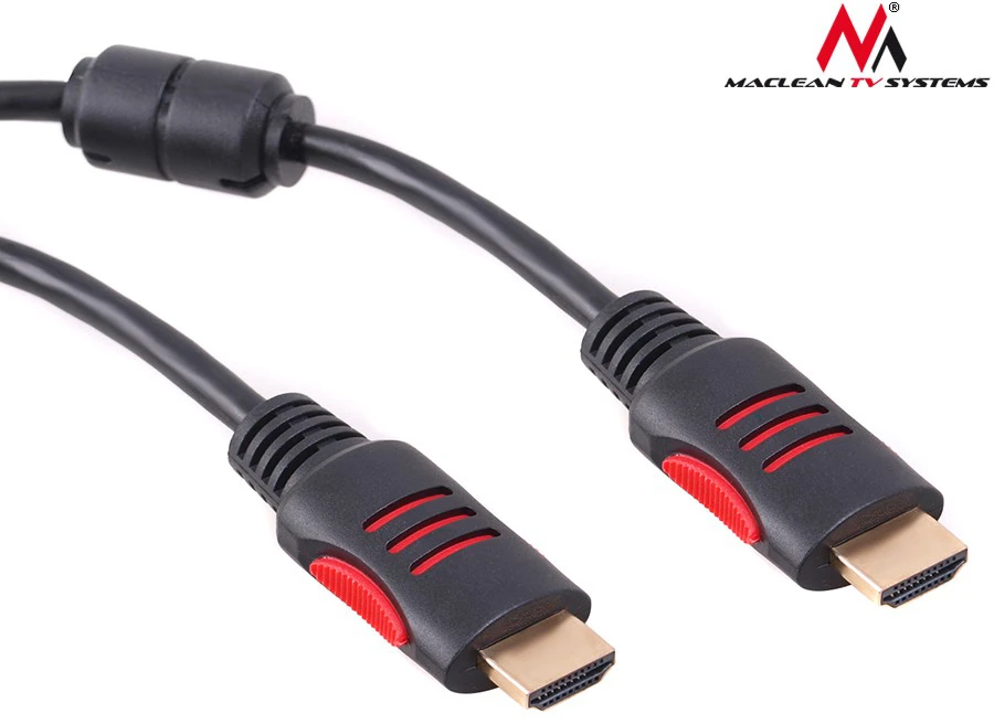 MACLEAN MCTV-813 Maclean MCTV-813 HDMI-HDMI laidas v1.4 30AWG 3m su ferito filtrais