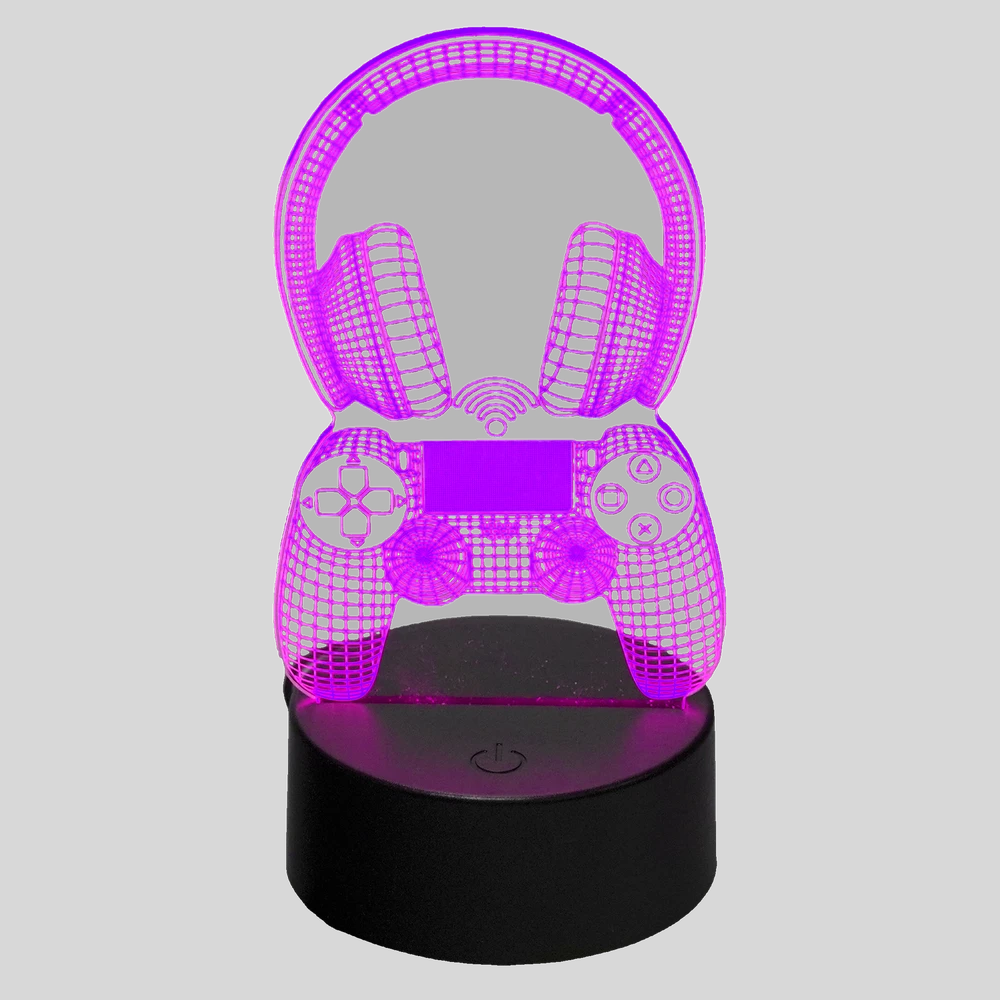 MECHARITE 3D LED lempa - valdiklis ir ausinės