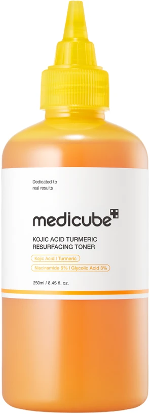 Medicube Kojic Acid Turmeric Resurfacing Tonikas veido odai, 250 ml