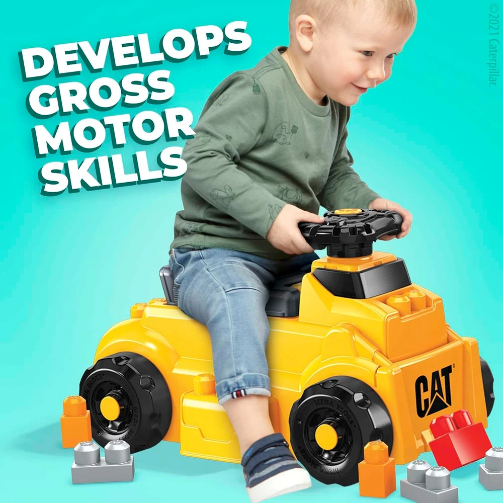 Mega Bloks paspiriama mašinėlė „CAT“