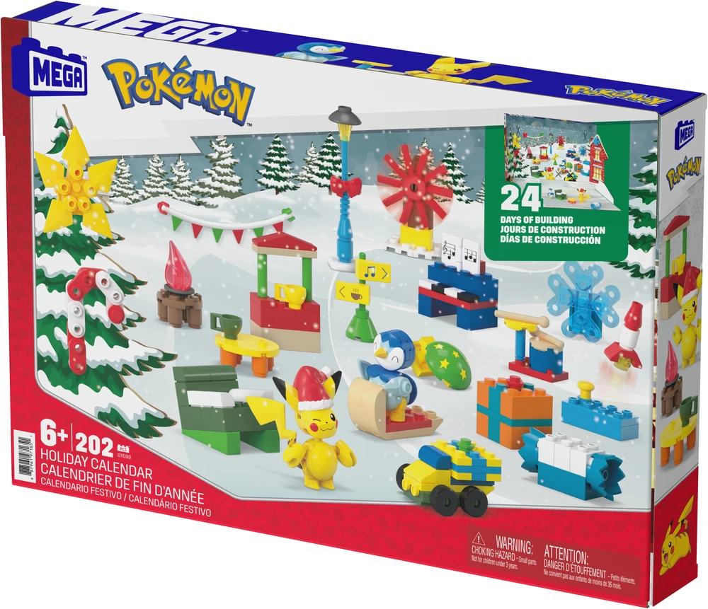 Advento kalendorius Mattel Mega Construx Pokemon