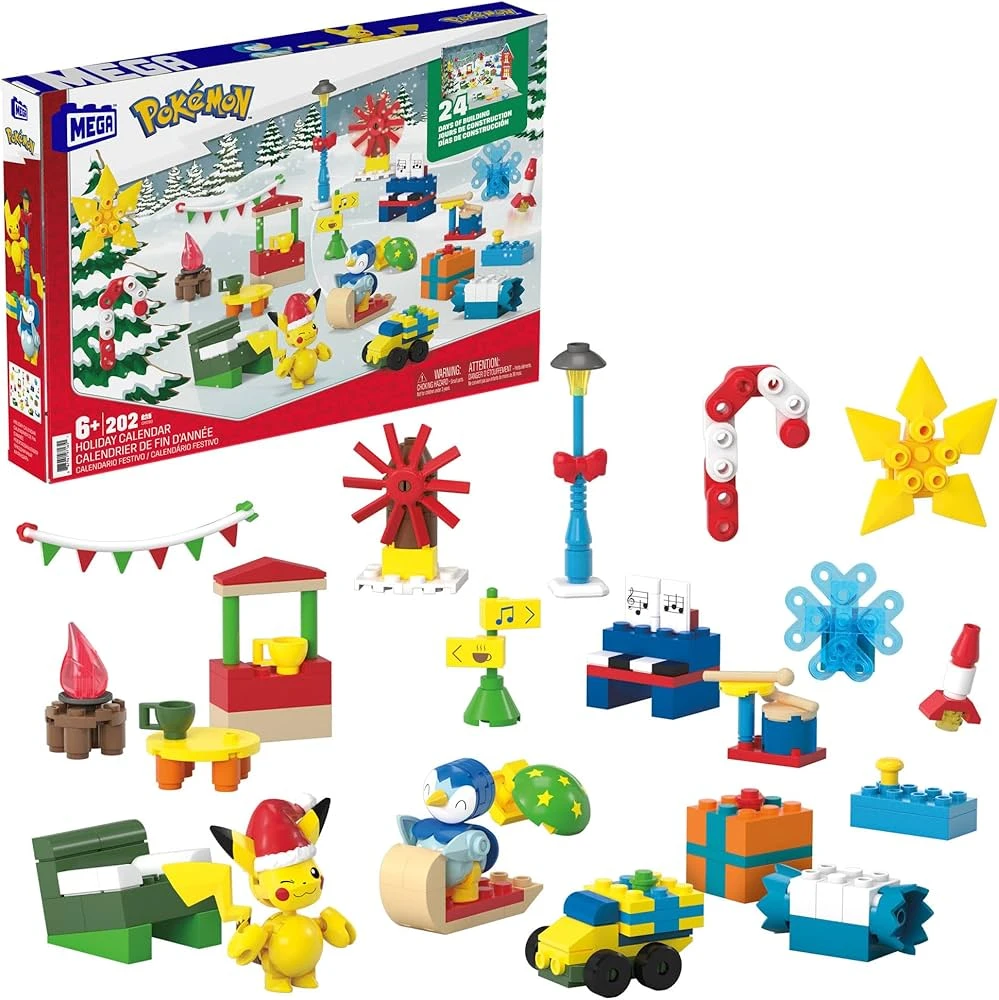 Advento kalendorius Mattel Mega Construx Pokemon