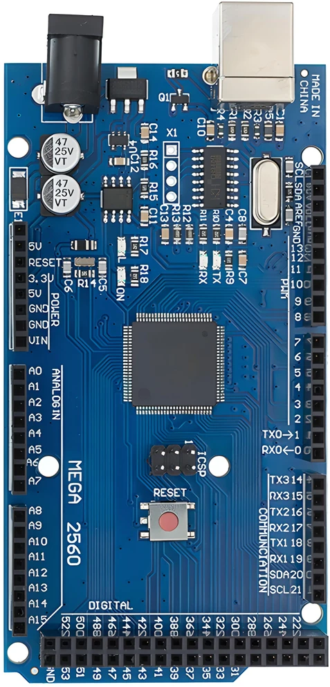 „Mega2560 r3“ modulio plokštė, suderinama su „Atmega“ ir „Arduino“